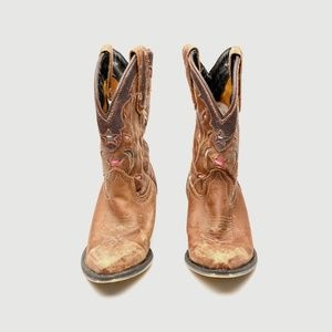 Dan Post Girls' Distressed Western Boots